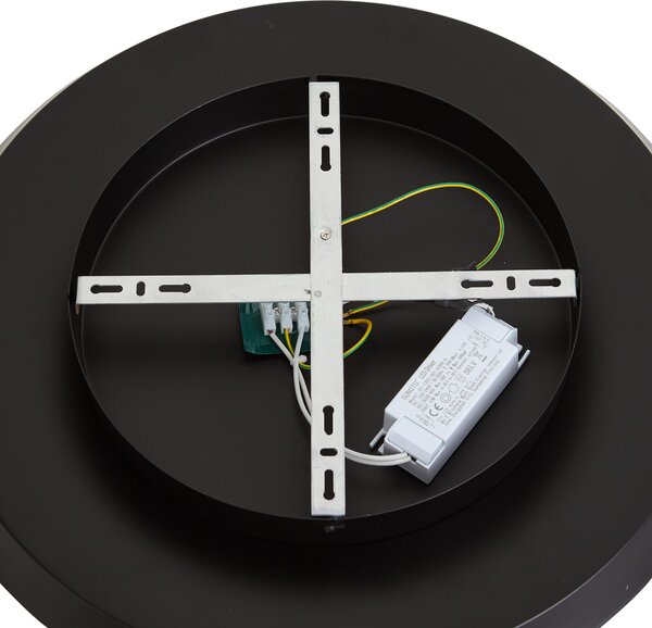 Moderní stropní svítidlo matně černé vč. LED s 3-stupňovým stmíváním - Sombra