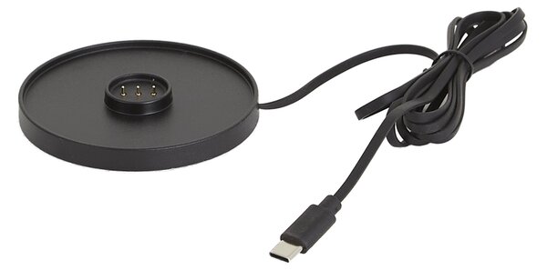 Venkovní stolní lampa béžová dobíjecí vč. nabíjecí stanice IP65 - Grill
