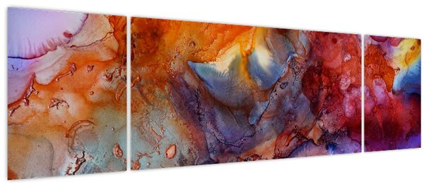 Obraz - Abstraktní inkoustové umění (170x50 cm)