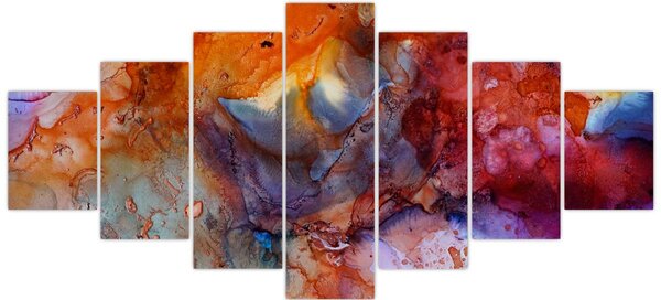 Obraz - Abstraktní inkoustové umění (210x100 cm)