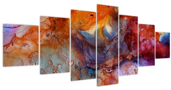 Obraz - Abstraktní inkoustové umění (210x100 cm)