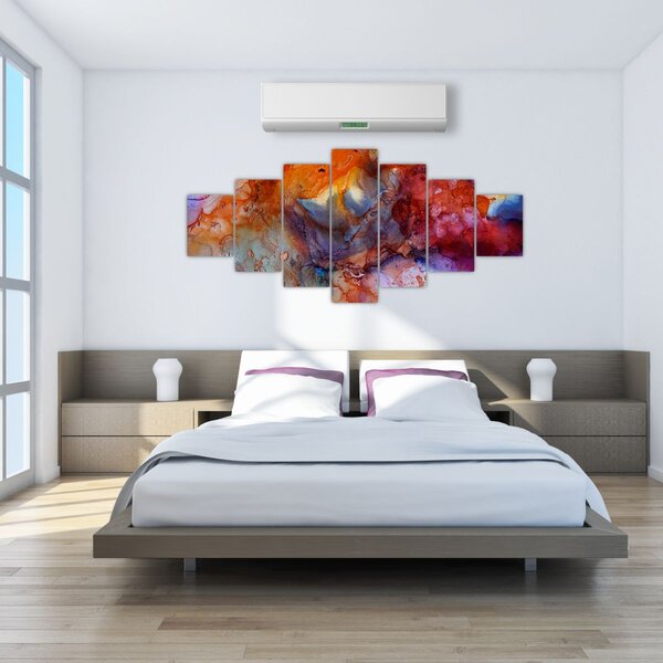 Obraz - Abstraktní inkoustové umění (210x100 cm)