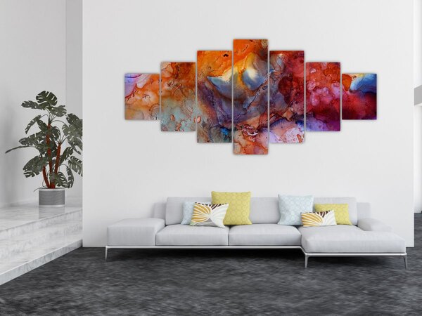 Obraz - Abstraktní inkoustové umění (210x100 cm)