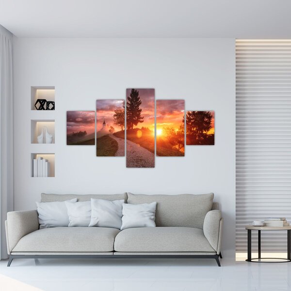 Obraz - Jamnik, Slovinsko (125x70 cm)