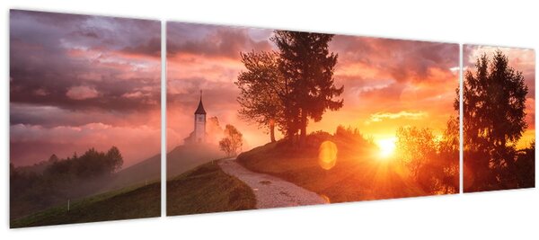 Obraz - Jamnik, Slovinsko (170x50 cm)