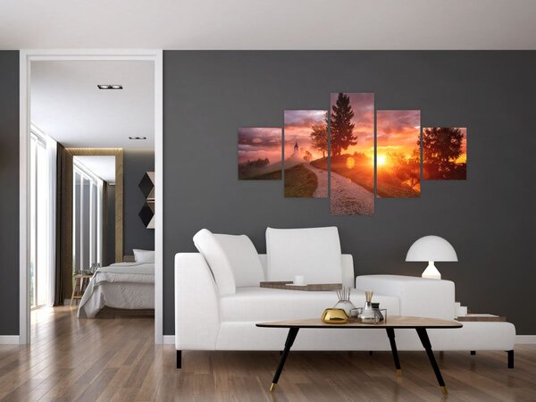 Obraz - Jamnik, Slovinsko (125x70 cm)