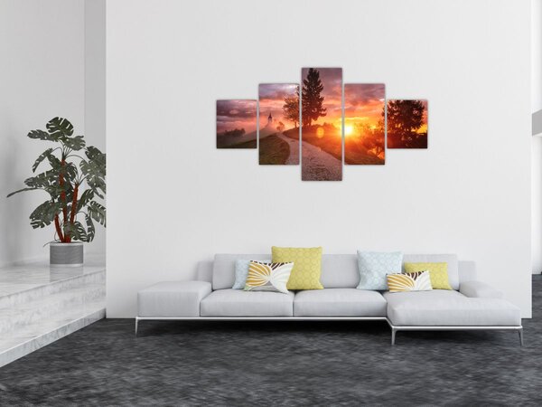 Obraz - Jamnik, Slovinsko (125x70 cm)