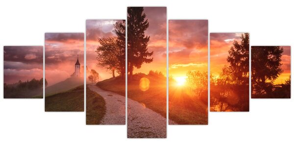 Obraz - Jamnik, Slovinsko (210x100 cm)