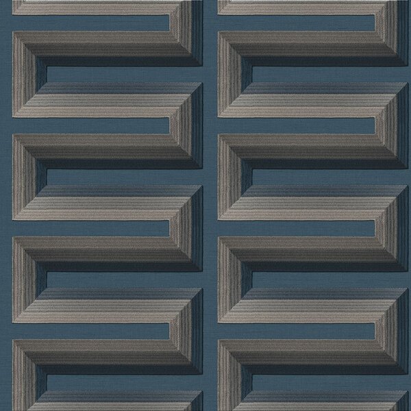 Tmavě modrá 3D vliesová tapeta na zeď, RE521076, Renaissance, Design Id