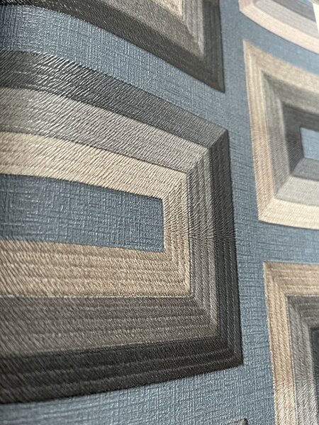 Tmavě modrá 3D vliesová tapeta na zeď, RE521076, Renaissance, Design Id