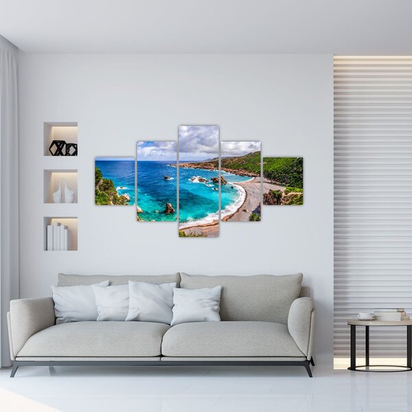 Obraz - Sardinie (125x70 cm)