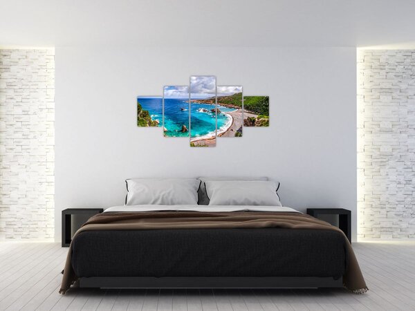 Obraz - Sardinie (125x70 cm)