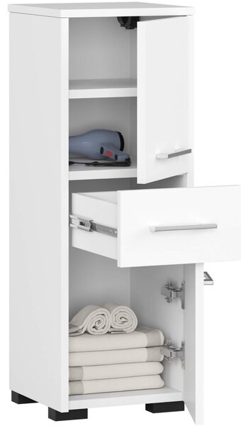 Ak furniture Koupelnová skříňka Fin bílá