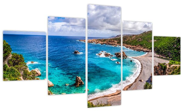 Obraz - Sardinie (125x70 cm)