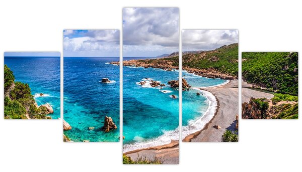Obraz - Sardinie (125x70 cm)