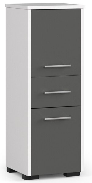 Ak furniture Koupelnová skříňka FIN bílá/grafitová