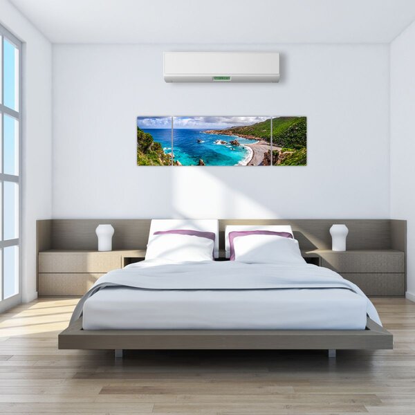 Obraz - Sardinie (170x50 cm)