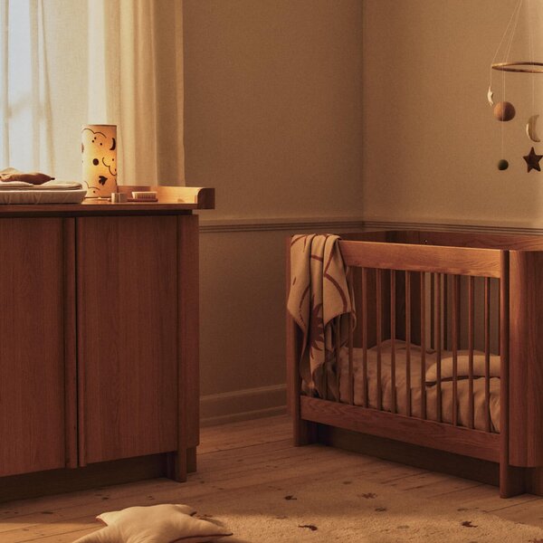 Stolní lampa ferm LIVING, stmívatelné, Béžová, Dětský pokoj, Tkanina / Textil, Young lifestyle