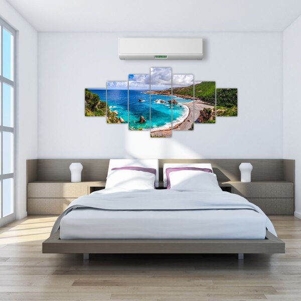 Obraz - Sardinie (210x100 cm)