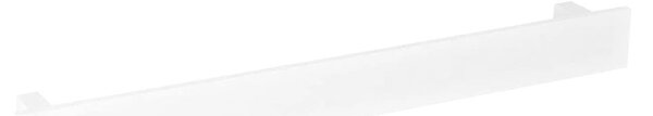 Bílý hliníkový držák na osušky Sapho Patron, šířka 60 cm