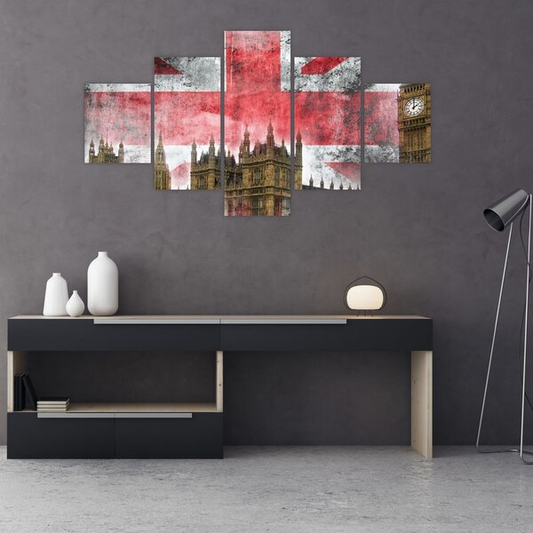 Obraz - Londýn (125x70 cm)