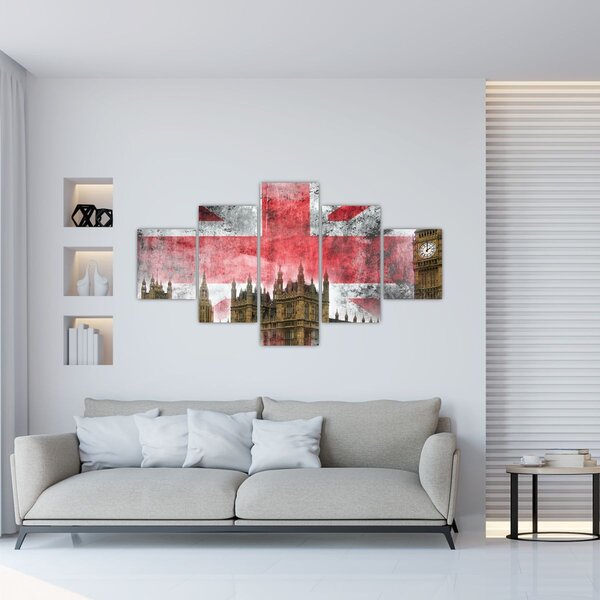Obraz - Londýn (125x70 cm)