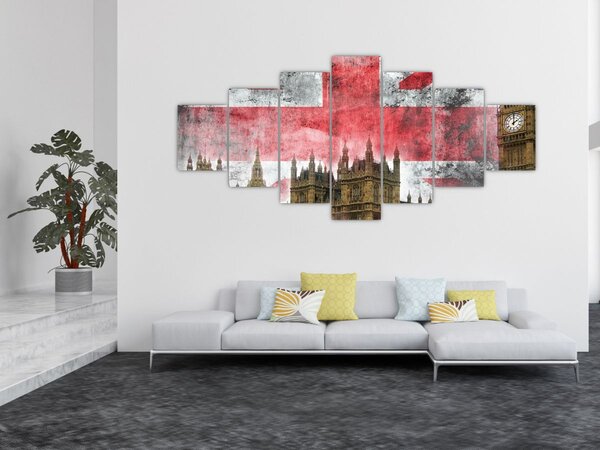 Obraz - Londýn (210x100 cm)