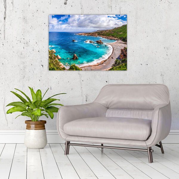 Obraz - Sardinie (70x50 cm)