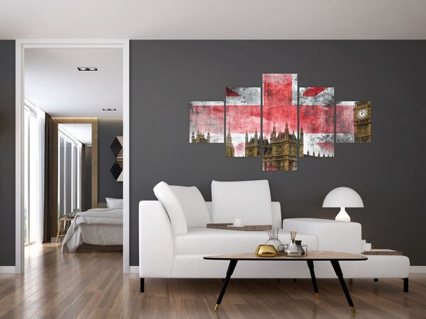 Obraz - Londýn (125x70 cm)