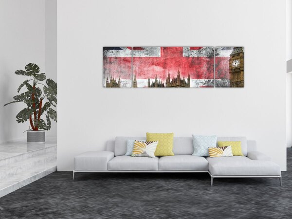 Obraz - Londýn (170x50 cm)