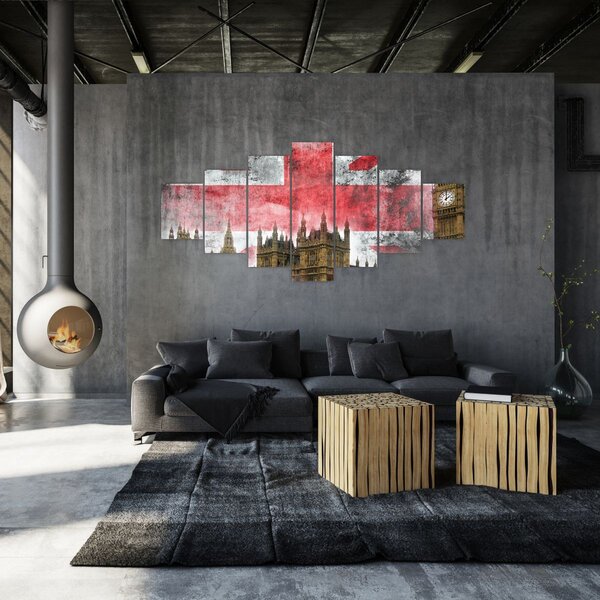 Obraz - Londýn (210x100 cm)