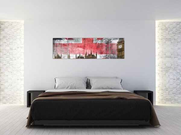 Obraz - Londýn (170x50 cm)