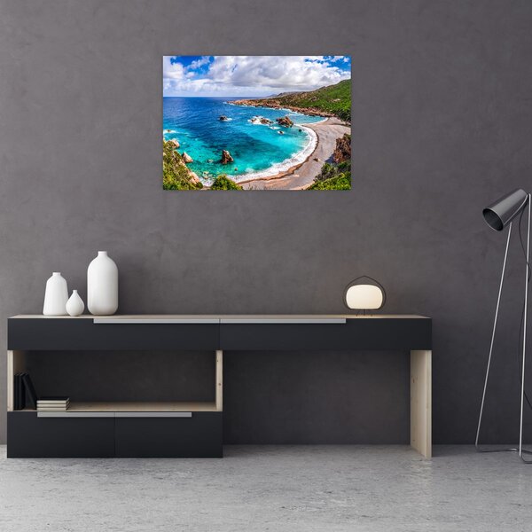 Obraz - Sardinie (70x50 cm)