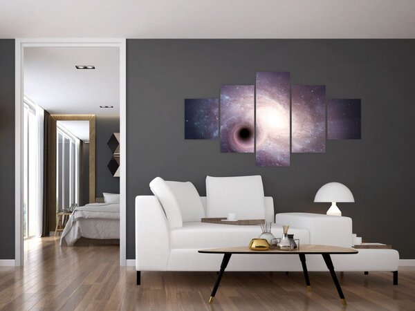 Obraz - Spirální galaxie (125x70 cm)