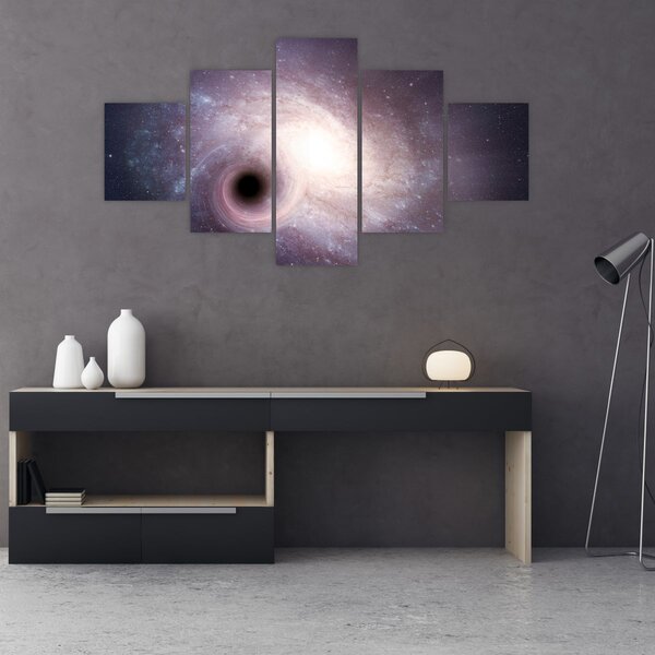 Obraz - Spirální galaxie (125x70 cm)