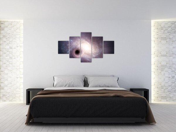 Obraz - Spirální galaxie (125x70 cm)
