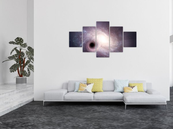 Obraz - Spirální galaxie (125x70 cm)