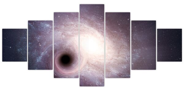 Obraz - Spirální galaxie (210x100 cm)