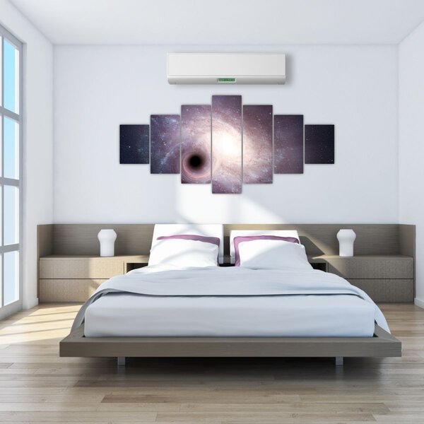 Obraz - Spirální galaxie (210x100 cm)
