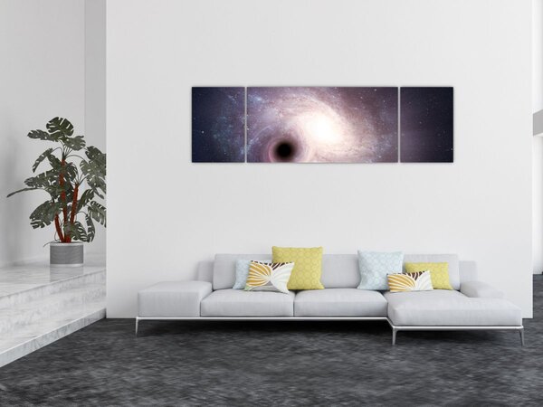 Obraz - Spirální galaxie (170x50 cm)