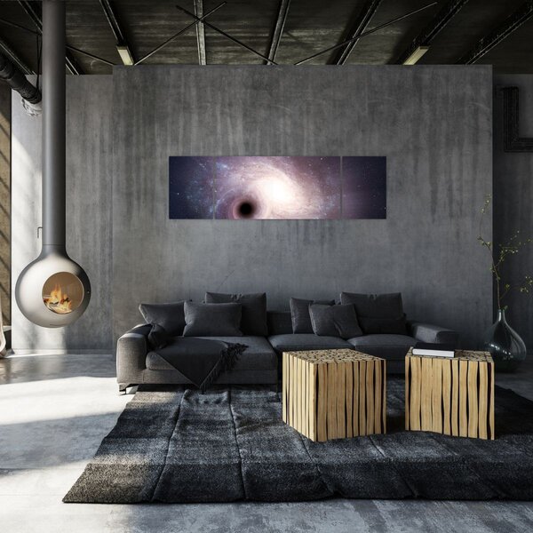 Obraz - Spirální galaxie (170x50 cm)
