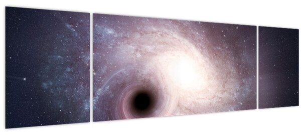 Obraz - Spirální galaxie (170x50 cm)