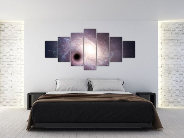 Obraz - Spirální galaxie (210x100 cm)