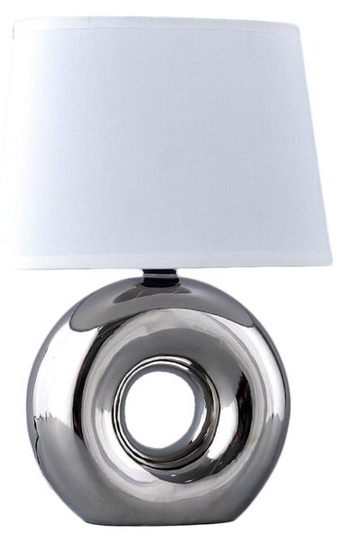 Stolní lampa REA bílá/šedá