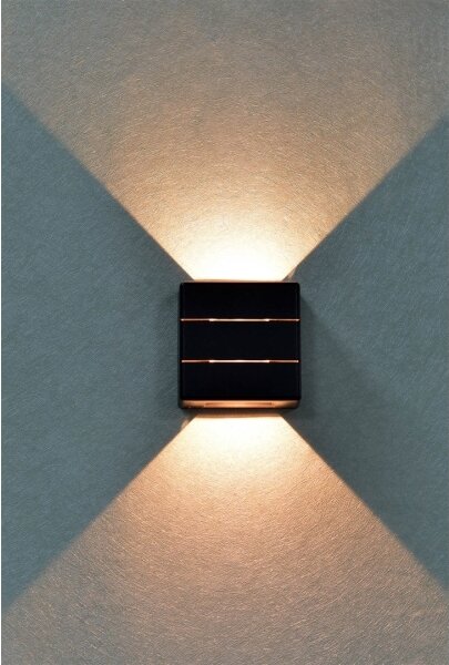 Immax 08520L - LED Venkovní nástěnné svítidlo LUXLINE 6W/230V 3000K IP54 černá