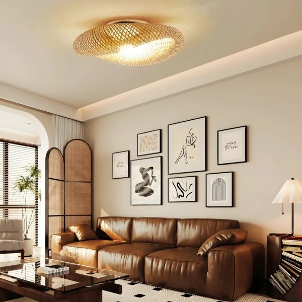 Immax 08299L - Stropní svítidlo BOHO HILO 1xE27/40W/230V pr. 80 cm