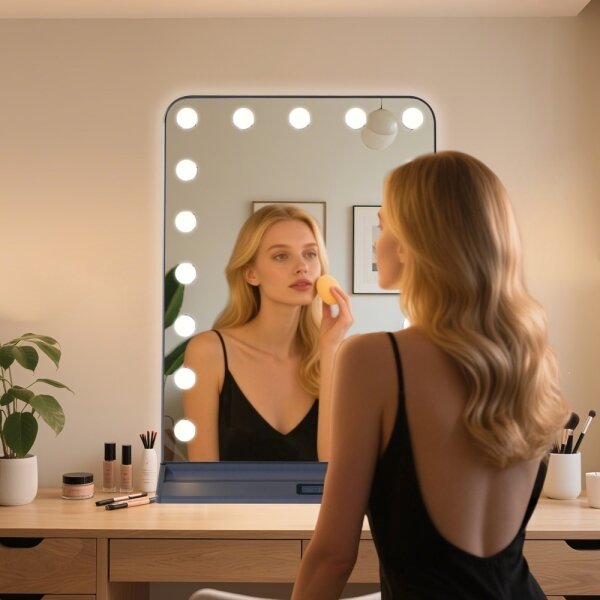 Immax 09101L -LED Stmívatelné make-up zrcadlo HOLLYWOOD 18W/230V 3000/4200/6000K