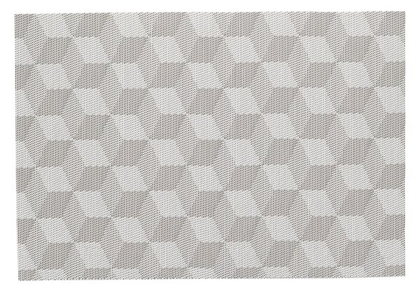 Plastové prostírání CUBES krémová