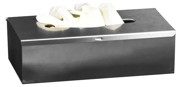 Rossignol SAS Rossignol nástěnný zásobník CLINABOX, na kapesníky-rukavice, nerezová ocel
