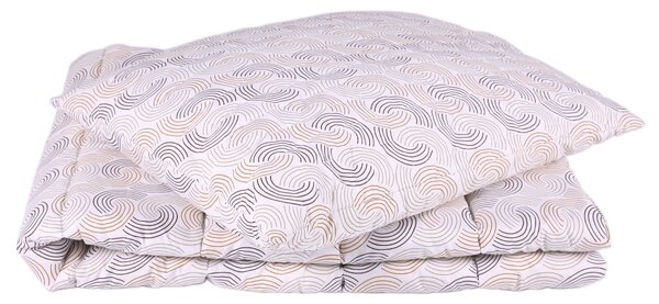 Set polštáře a přikrývky SONIC 70x90 a 140x200 cm